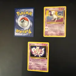 Pokemon TCG Promo Cards 3 Total - Mew and Mewtwo wotc promo + Mewtwo WB movie NM - Image 5