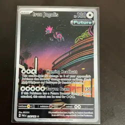Pokemon TCG Iron Jugulis Illustration Rare Card 216/182 Paradox Rift - Image 1
