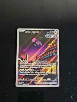 Pokemon TCG Iron Jugulis Paradox Rift 216/182 Holo Illustration Rare - Image 1