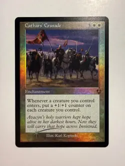 Cathars' Crusade (Retro Frame) 337 MTG Innistrad Remastered Foil - Image 1