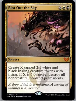 Blot Out the Sky M Strixhaven: School of Mages 167 NM Normal - Image 1