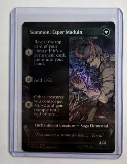 Esper Origins 0370 Borderless Final Fantasy Foil MTG - Image 2