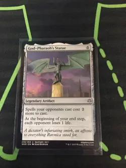 MTG Magic The Gathering God-Pharaoh’s Statue Legendary Artifact Commander - Image 1
