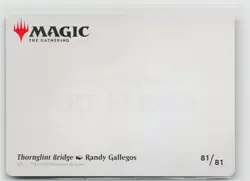 MTG Modern Horizons 2 Art Series Thornglint Bridge x1 NM 81/81 - Image 2