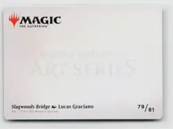 MTG Modern Horizons 2 Art Series Slagwoods Bridge x1 NM 79/81 - Image 2