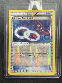 Pokemon TCG Gengar Spirit Link 95/119 XY Phantom Forces Reverse Holo Uncommon - Image 1