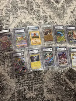 Huge Pokemon Slab Lot Vintage Holo - Image 1