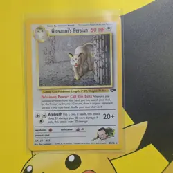 Giovanni's Persian 8/132: Gym Challenge Holo Rare 60 HP Stage 1 Pokemon Card - Image 1