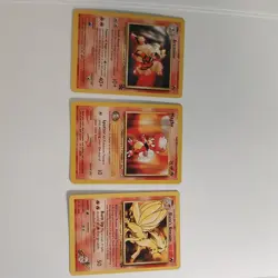 Pokemon TCG Arcanine, Magby, Blaine's Ninetales Lot Gym Challenge Promo Vintage - Image 1
