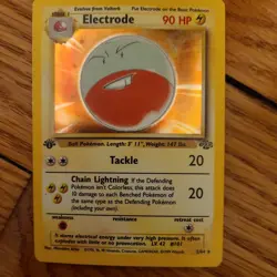 Pokemon Electrode Holo Rare Jungle Set 1st Edition 2/64 Vintage Mint Condition - Image 1