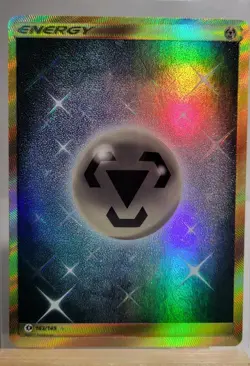 STEEL ENERGY Pokemon Sun and Moon 163/149 Full Art Rare HOLO - Image 1
