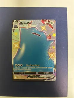 Pokemon Ditto VMAX Shiny Holo Rare SV119/SV122 Shining Fates 320 HP English - Image 1