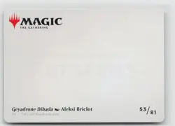 MTG Modern Horizons 2 Art Series Geyadrone Dihada x1 NM 53/81 - Image 2