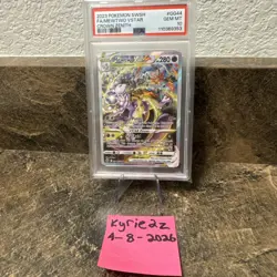 2023 POKEMON SWORD & SHIELD CROWN ZENITH #GG44 FULL ART/MEWTWO VSTAR PSA 10 - Image 1