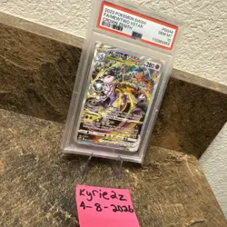2023 POKEMON SWORD & SHIELD CROWN ZENITH #GG44 FULL ART/MEWTWO VSTAR PSA 10 - Image 3