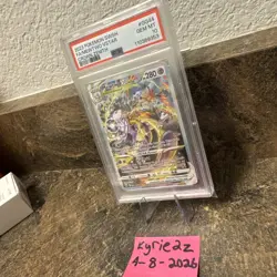 2023 POKEMON SWORD & SHIELD CROWN ZENITH #GG44 FULL ART/MEWTWO VSTAR PSA 10 - Image 4