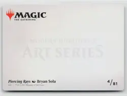 MTG Modern Horizons 2 Art Series Piercing Rays x1 NM 4/81 - Image 2