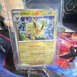 Pokemon TCG Jolteon masterball SV: Prismatic Evolutions Rare Holo - Image 1