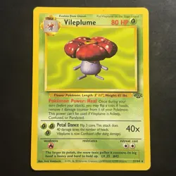 Pokemon Vintage Non-Holo Rare Vileplume - 31/64 Jungle - 1999 Wotc - Image 1