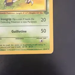 Pinsir Non-holo Jungle Set 25/64 Vintage WotC Pokemon - Image 4
