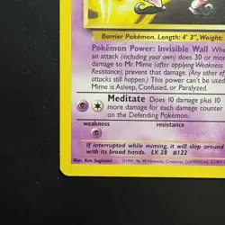 Pokemon Vintage Non-Holo Rare Mr. Mime Jungle 22/64 WotC 1999 - Image 5