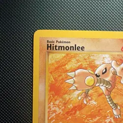 Pokemon Vintage Non-holo Rare Hitmonlee 22/62 Fossil Wotc 1999 - Image 2