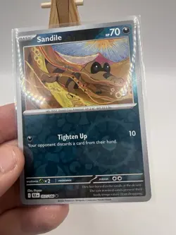Sandile 057/086 Reverse Holo - Black Bolt - NM/M - Pokemon - English - Image 3