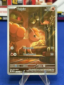 Pokemon Vulpix 138/132 Illustration Rare Paradox Rift NM - Image 1