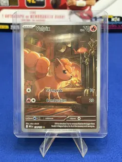 Pokemon Vulpix 138/132 Illustration Rare Paradox Rift NM - Image 3