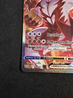 Pokemon - Single Strike Urshifu VMAX (Alt Art Secret) - 168/163 - Battle Styles - Image 2