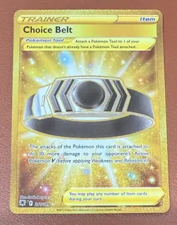 Pokemon Choice Belt 211/189 Darkness Ablaze Hyper Rare Full Art NM/M Pack Fresh - Image 1