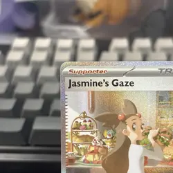 Pokemon TCG Jasmine's Gaze 245/191 Surging Sparks Special Illustration Rare Holo - Image 3
