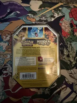 Pokemon TCG Hidden Fates Tin Gyarados GX Factory Sealed - Image 4