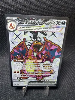 Pokemon tcg Charizard ex SV03: Obsidian Flames ultra rare holo tera 215/197 - Image 1