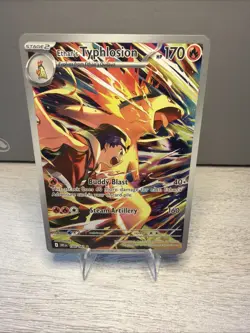 Pokemon TCG Ethan's Typhlosion 190/182 Destined Rivals Illustration Rare Holo NM - Image 1