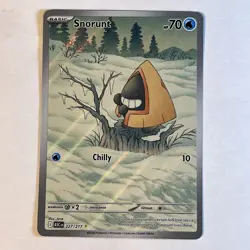 Pokemon Ascended Heroes - Snorunt 227/217 Illustration Rare Pack Fresh MINT - Image 1