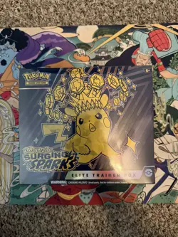 POKEMON TCG SCARLET VIOLET SURGING SPARKS ETB ELITE TRAINER BOX FACTORY SEALED - Image 3