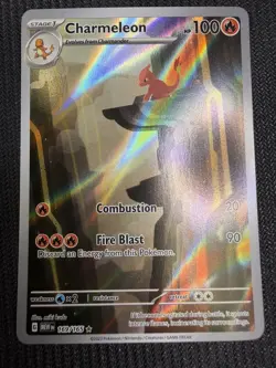 Charmeleon 169/165 English Pokemon TCG Scarlet and Violet 151! NM Condition! - Image 2