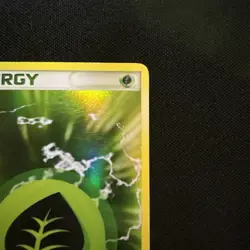 2006 Pokemon EX Holon Phantoms Grass Energy Holo #105/110 DMG - Image 3