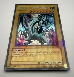 Yu-Gi-Oh! Blue‑Eyes White Dragon BPT‑009 – Secret Rare - Holo Bleed Error - LP+ - Image 2