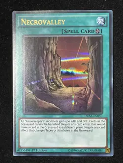YUGIOH NECROVALLEY ULTRA RARE 1ST EDITION GOOD CONDITION DUSA-EN050 - Image 1