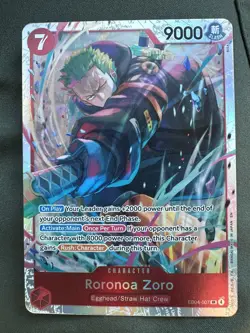One Piece Roronoa Zoro EB04-007 SR ENGLISH OP15/NM - Image 1