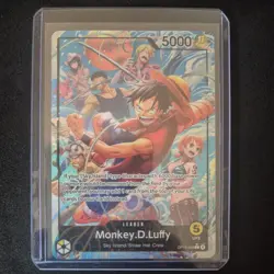 Monkey D Luffy OP15-098 Leader Alt Art Adventure On Kami’s Island One Piece TCG - Image 3