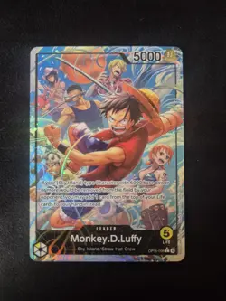 Monkey D Luffy OP15-098 Leader Alt Art Adventure On Kami’s Island One Piece TCG - Image 5