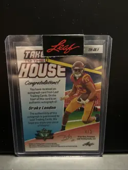 2022 Leaf Valiant Drake London Take It To The House Camo Auto 4/5 - Image 2