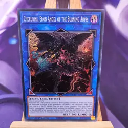 Cherubini, Ebon Angel of the Burning Abyss (Secret Rare) RA01-EN042 Secret Rare - Image 1