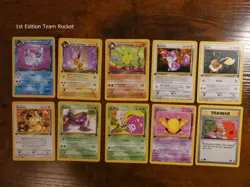Pokemon TCG 1st Edition Team Rocket Lot (Dark Vaporeon, Dark Jolteon) LP - Image 1