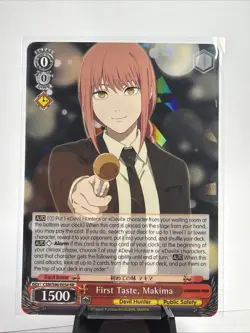 Weiss Schwarz First Taste, Makima Chainsaw Man CSM/S96-E054 Double Rare - Image 1