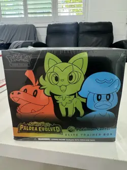 🔥 Pokemon Center Exclusive Paldea Evolved ETB Elite Trainer Box - Sealed / NEW - Image 1