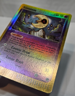 Lunatone 8/100 Reverse Holo Rare Ex Sandstorm Pokemon 7472 - Image 2